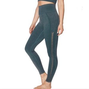 Betsy Johnson Braided Twill Seamless High Rise Ankle Leggings, Size XS, NWOT